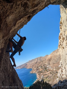 Na plezanju v Grčiji